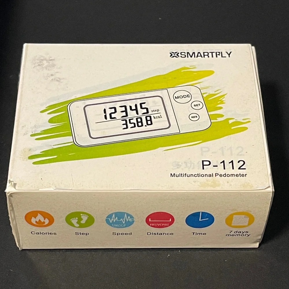 Red Digital Pedometer - Picture 4 of 5
